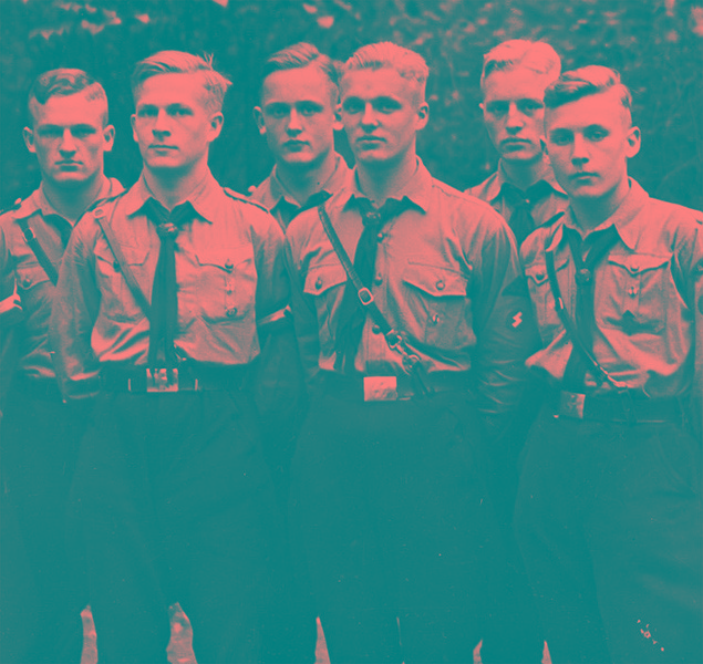 Gruppe von HJ-Jungen