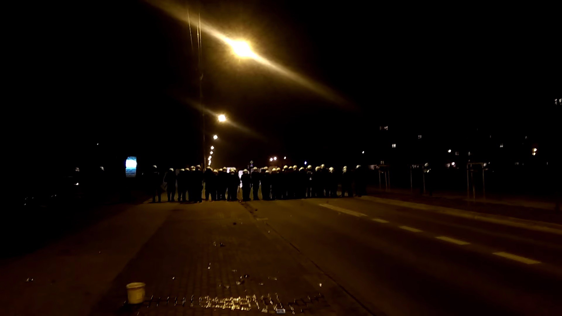 Zamieszki w Legionowie. Fot. YouTube