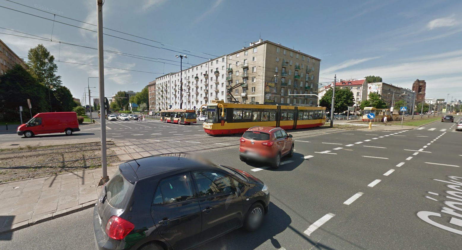 Miejsce kolizji. Fot. Google Street View
