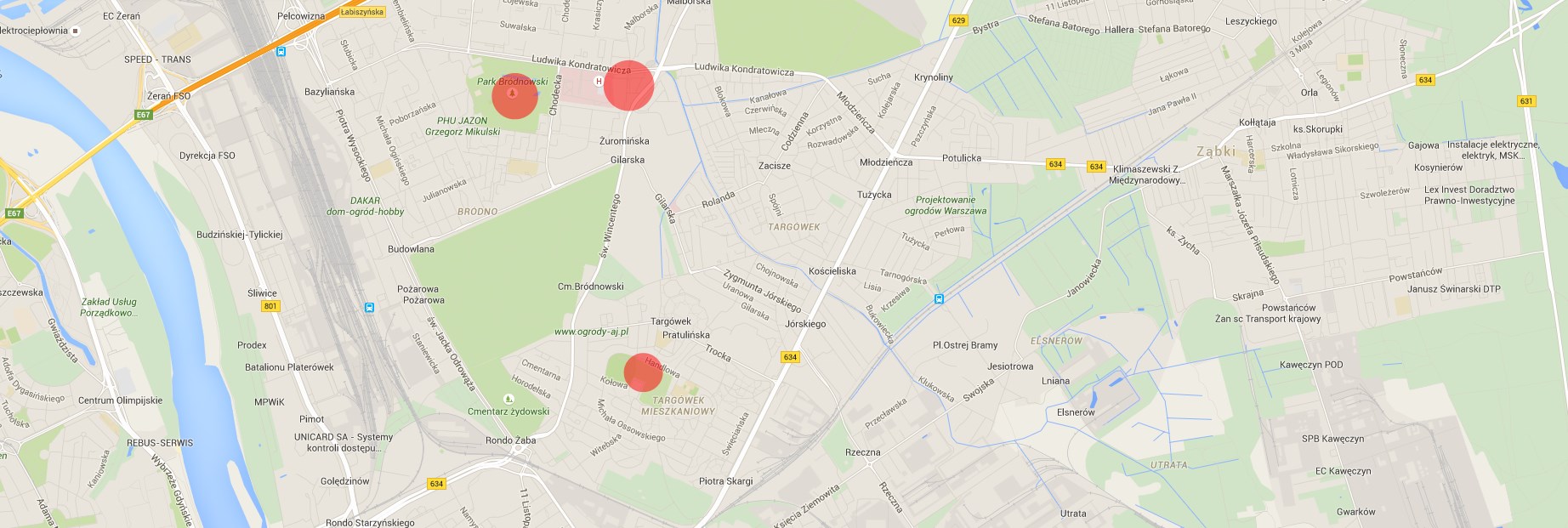 Hotspoty na Targówku