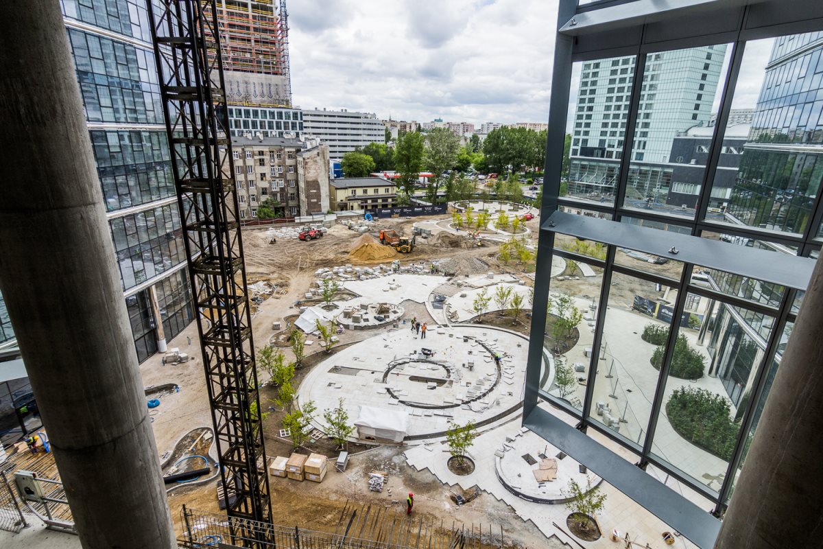 Plac Europejski. Fot. Ghelamco