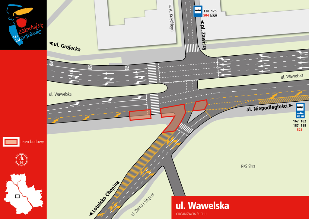 Remont Żwirki i Wigury, etap II