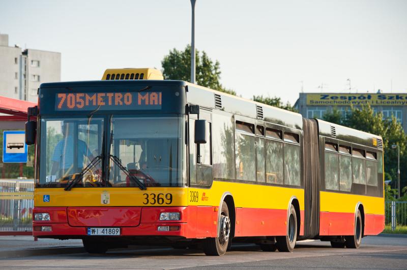 Autobus linii 705. Fot. ZTM
