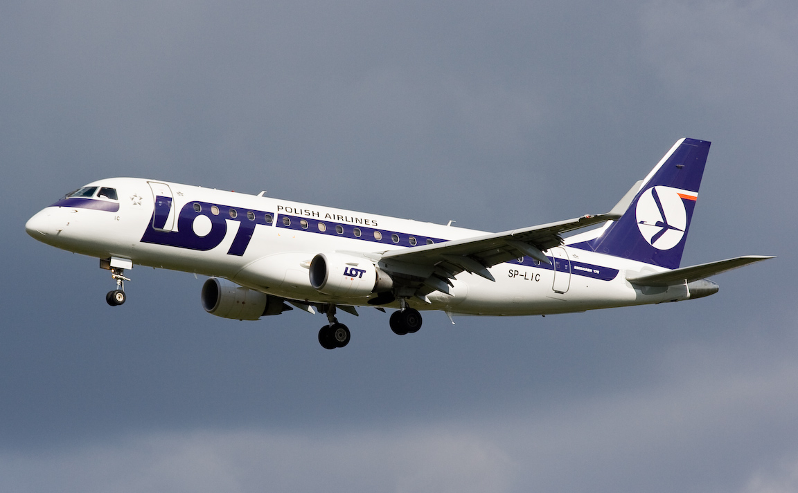 Embraer 175. Fot. Marcin Jagodziński / Wikipedia