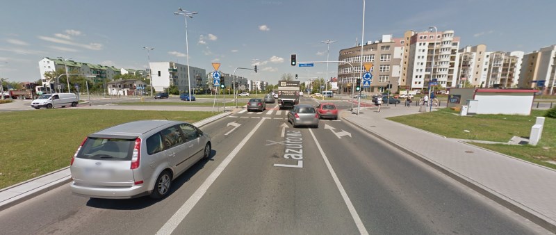Ulica Lazurowa. Fot. Google Street View