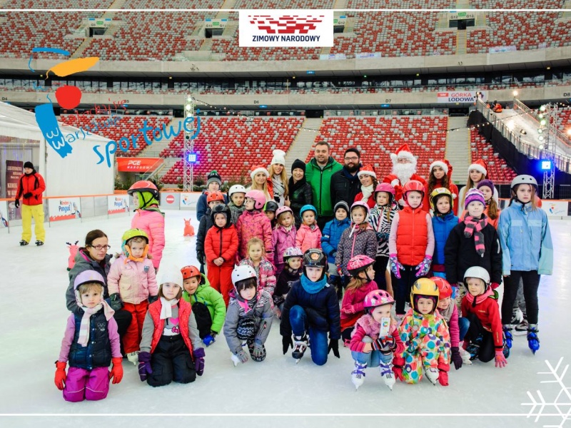 fot. Zimowy Narodowy Inauguracja poranków dla dzieci w ramach "Rusz się po Świętach Warszawo"