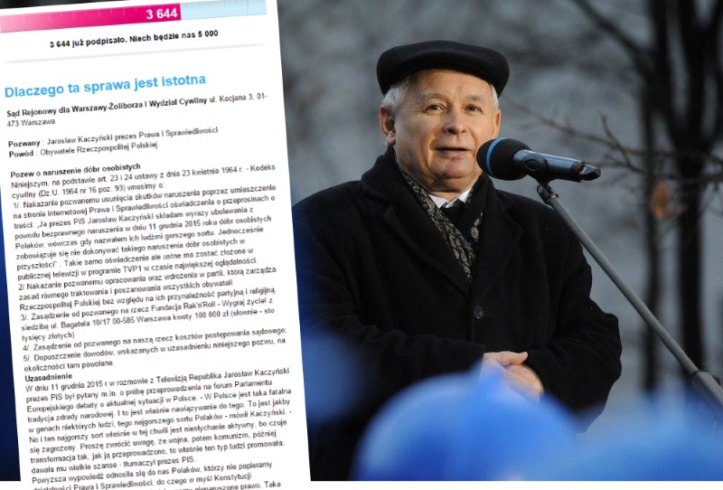 Fot. Prawo i Sprawiedliwość / Facebook,  secure.avaaz.org