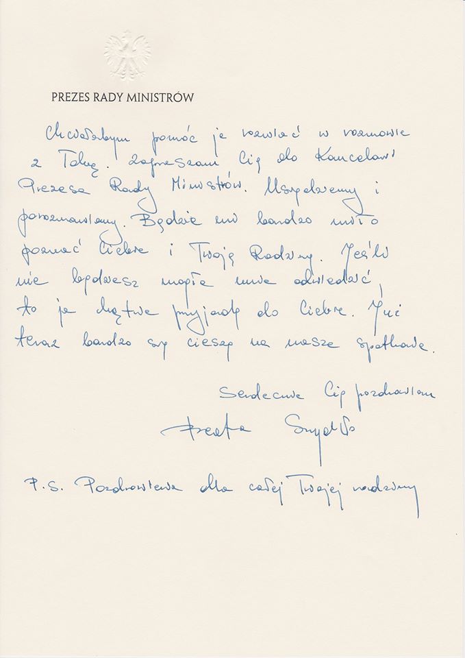 Fot. Premier Beata Szydło