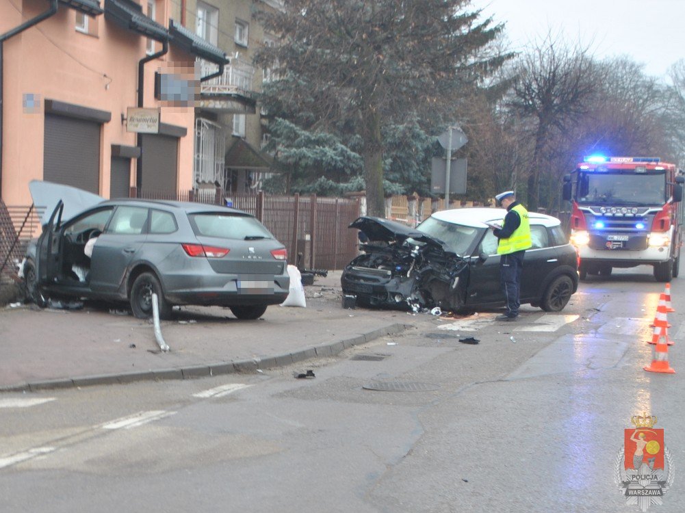 Fot. KSP/Miejsce zdarzenia drogowego