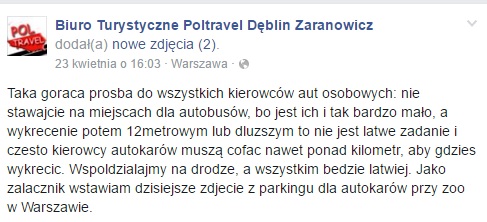 Fot.Biuro Turystyczne Poltravel Dęblin Zaranowicz/Facebook