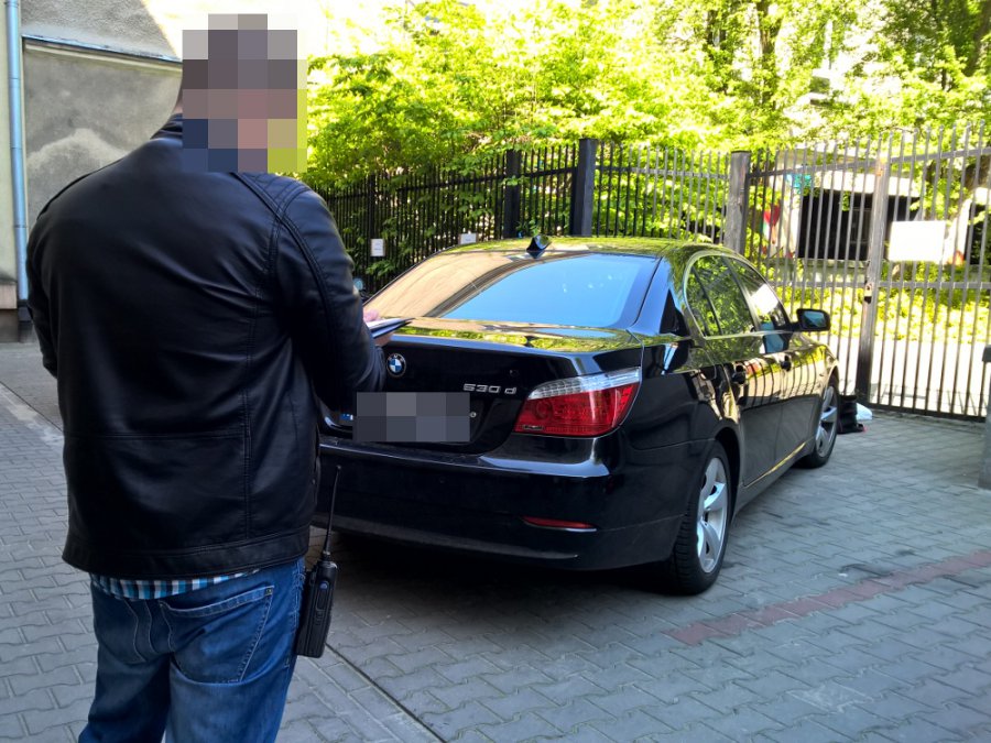 Fot. KSP Odzyskany przez policjantów samochód.