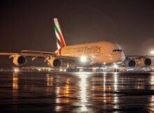 samolot linii Emirates