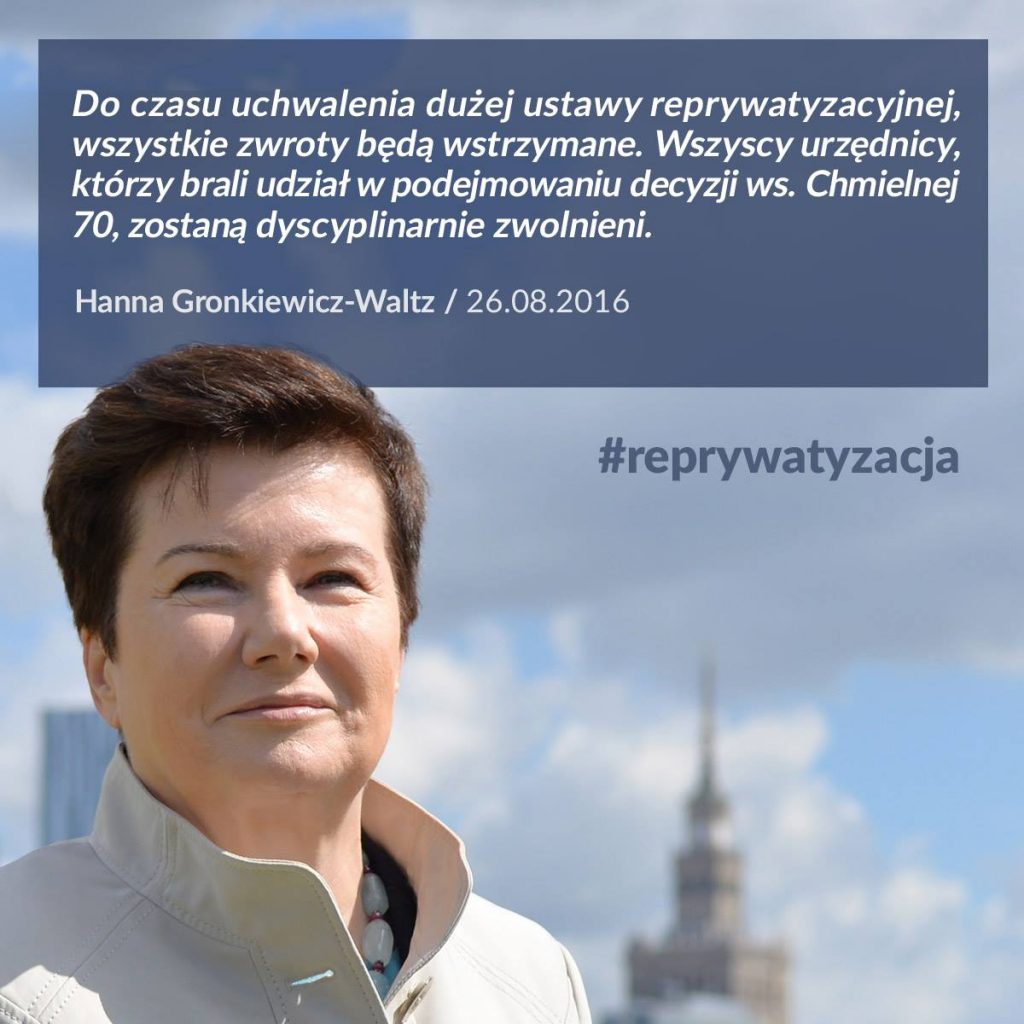 Fot. Hanna Gronkiewicz-Waltz/facebook