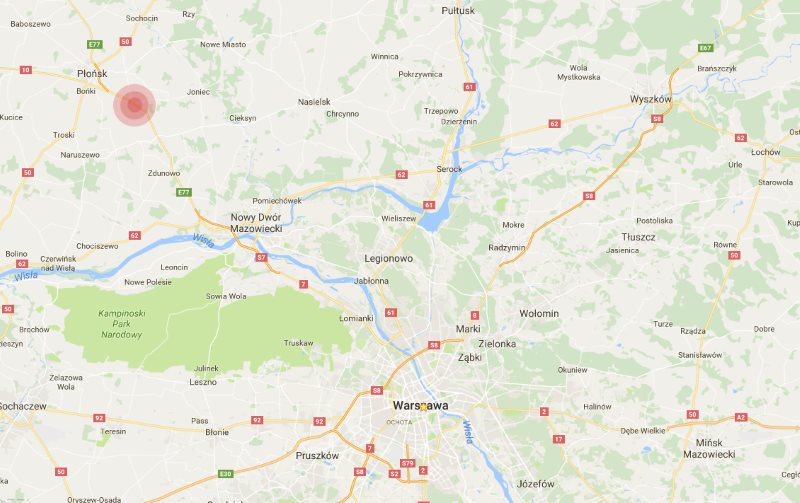 Fot. Google Maps / Warszawa w Pigułce