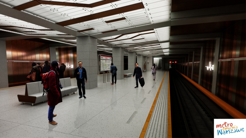 Wizualizacja stacji C08 Wolska. Fot. UM Warszawa