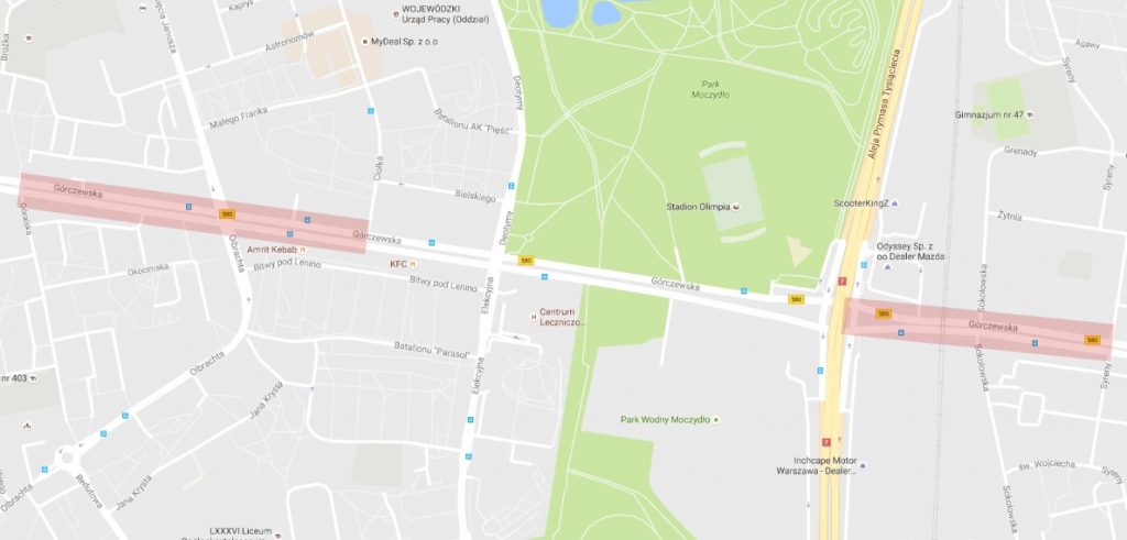 Fot. Google Maps / Warszawa w Pigułce