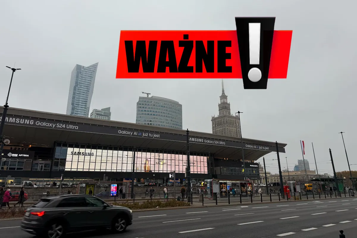 To wydarzyło się w samym centrum Warszawy. Służby prowadzą czynności