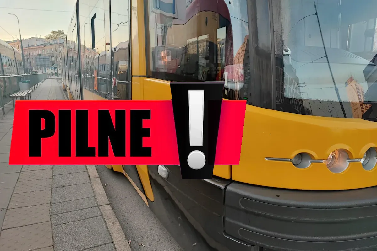 Potrącenie i dramatyczna reanimacja w centrum Warszawy. Ogromne utrudnienia w kursowaniu tramwajów 7, 9, 22, 24 i 25