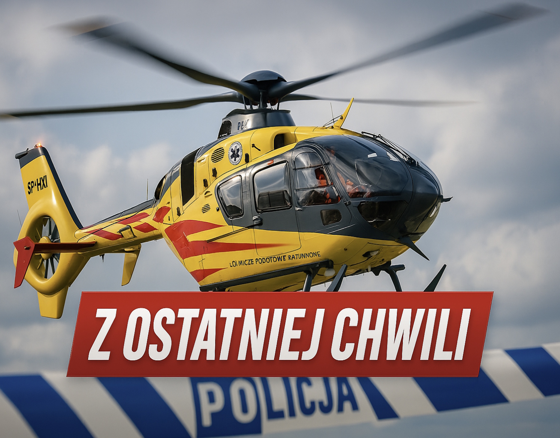 Poważny wypadek na Mazowszu. Dwie kobiety potrącone. Lądował śmigłowiec LPR
