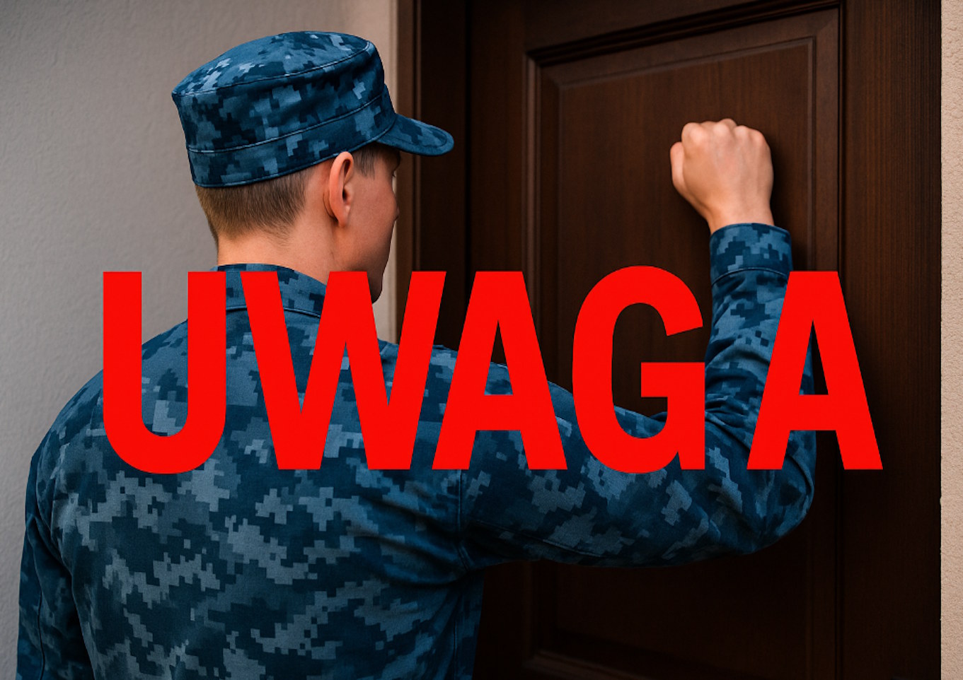 Wezwania do wojska. Warszawa: policja zapuka do drzwi, jeżeli zignorujesz wezwanie