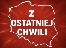 Z ostatniej chwili na czerwonym tle