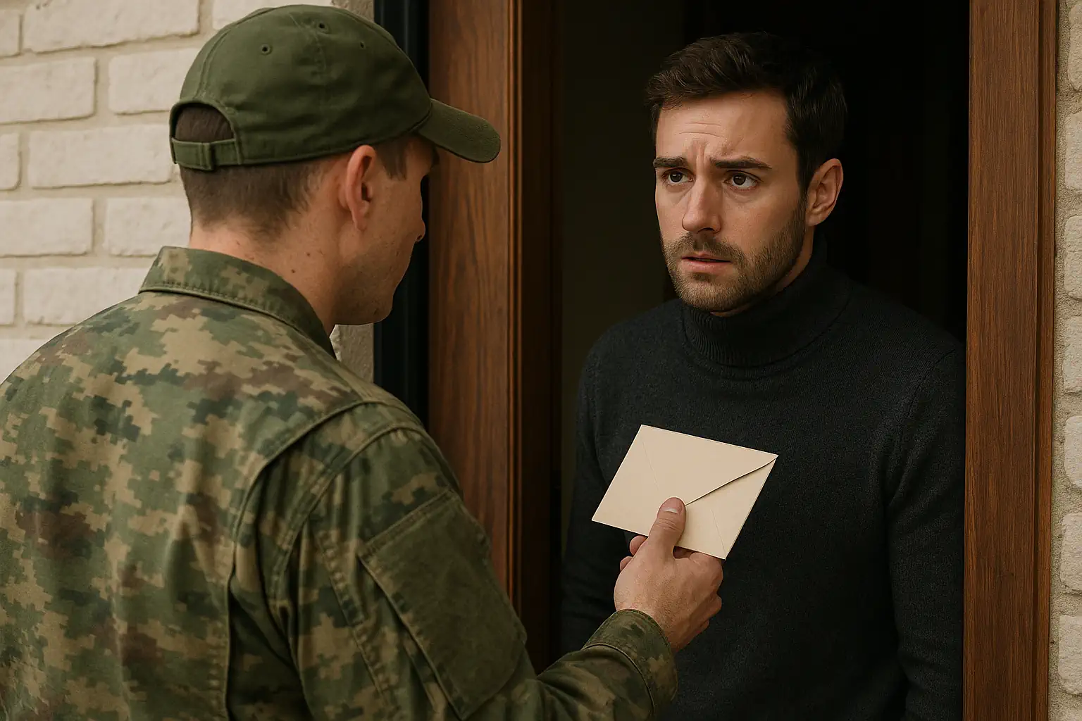 Kurier z urzędu gminy z rządową przesyłką. Albo odbierzesz list albo pójdziesz do więzienia