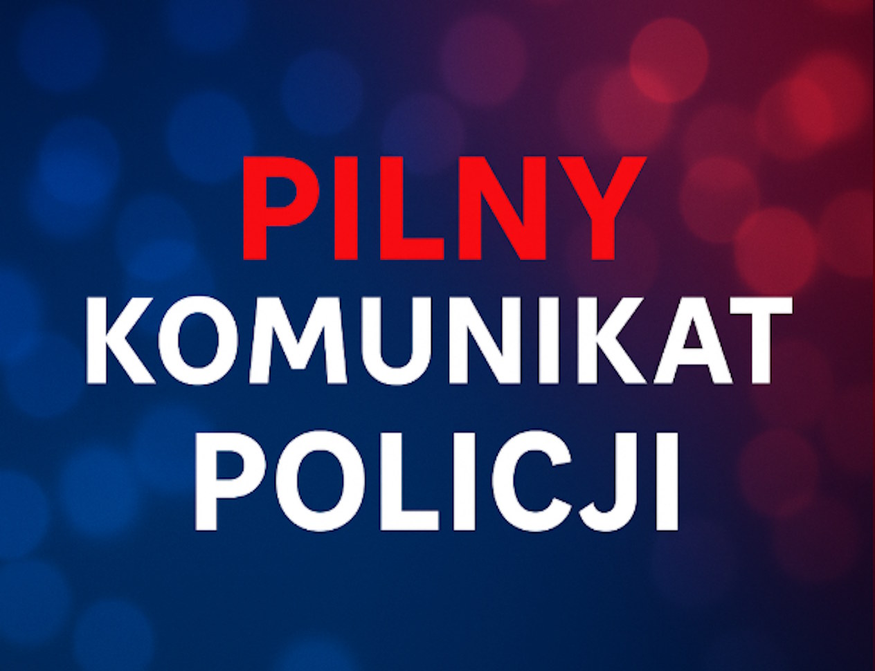 Pilny apel dla mieszkańców Warszawy. Policja wydaje komunikat