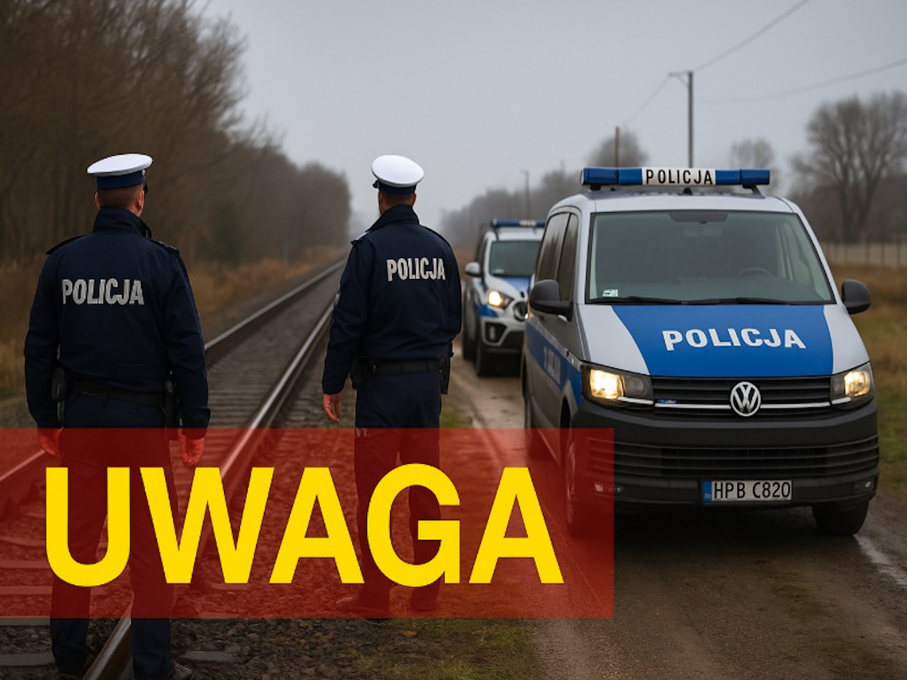 Naboje karabinowe na torach. Teren obstawiły służby