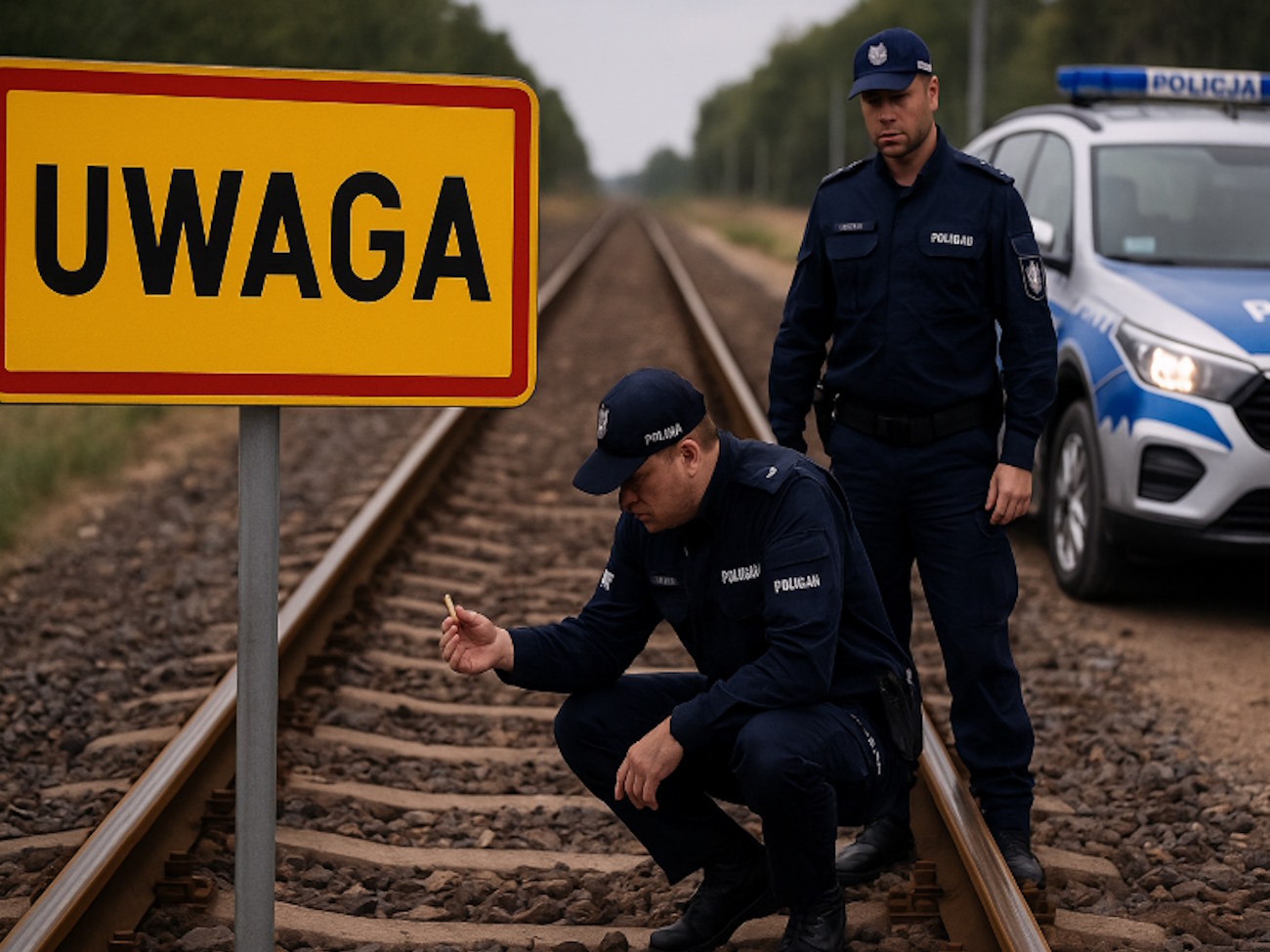 Naboje karabinowe na torach. Policja ujawnia jak zostały zamontowane