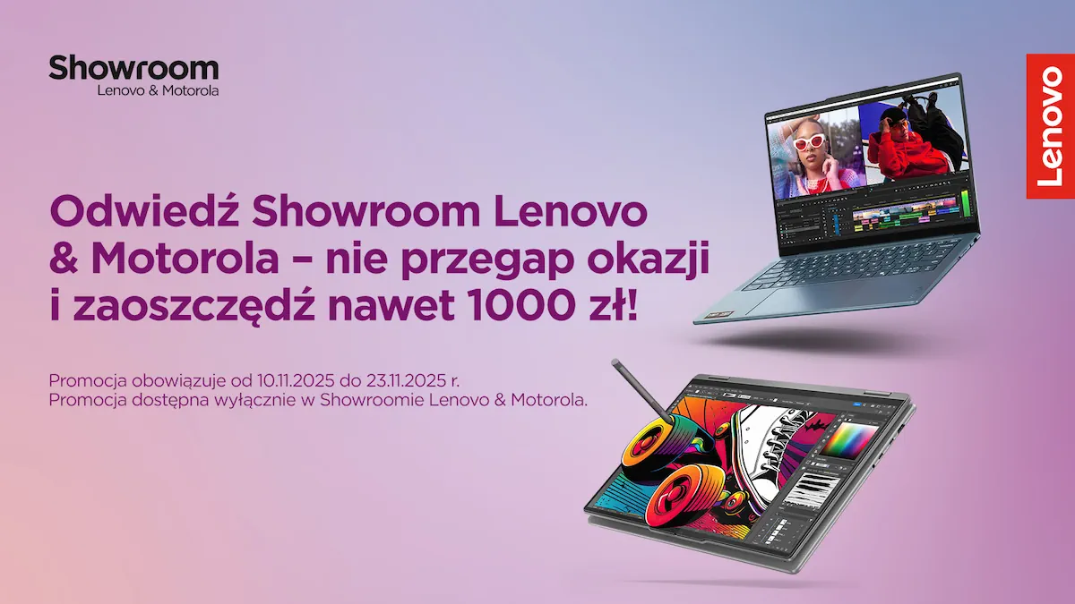 Miesiąc wielkich rabatów w Showroomie Lenovo&Motorola z okazji Black Friday