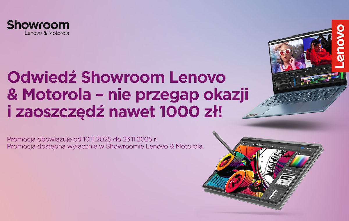 Miesiąc wielkich rabatów w Showroomie Lenovo&Motorola z okazji Black Friday