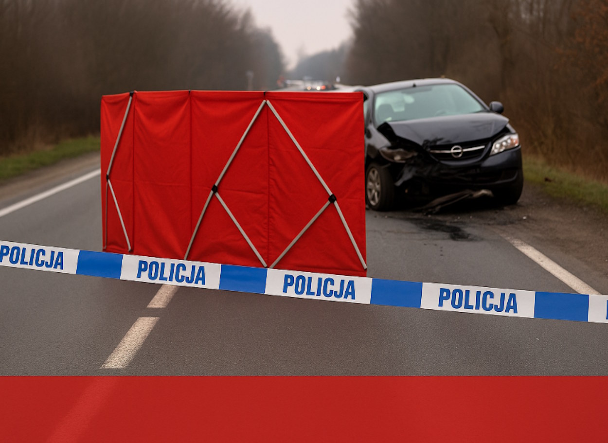 Śmiertelny wypadek pod Warszawą. Zderzenie opla i volkswagena. Jedna osoba nie żyje, kierowca drugiego auta był pijany