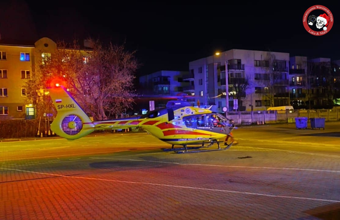 Dramatyczna akcja w Pruszkowie. Doszło do poparzenia małego dziecka. Zadysponowano LPR