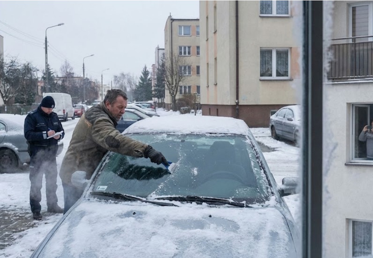 Robisz to każdego ranka przed pracą? Policja rusza na osiedla. Za ten popularny nawyk kierowców zapłacisz 300 złotych, a sąsiad już nagrywa film
