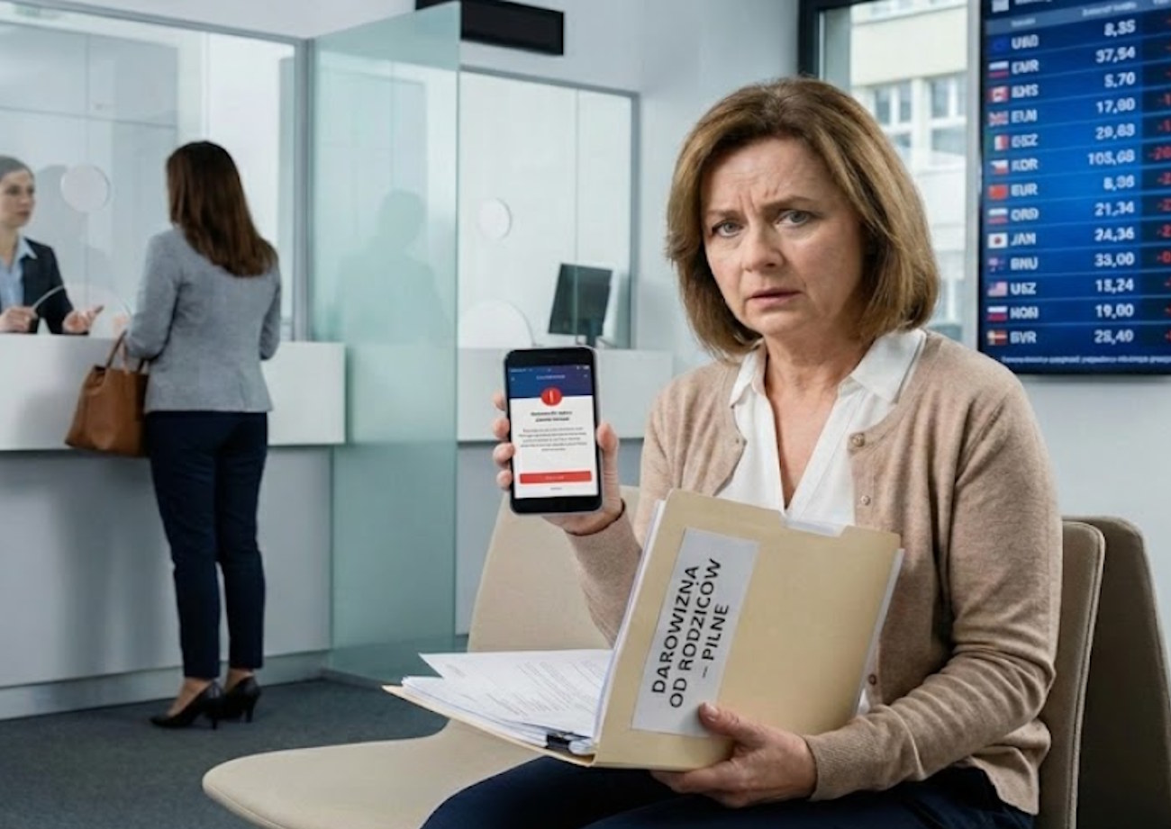 Dostała pieniądze od rodziców i zapomniała o formalnościach. Fiskus upomniał się po dwóch latach