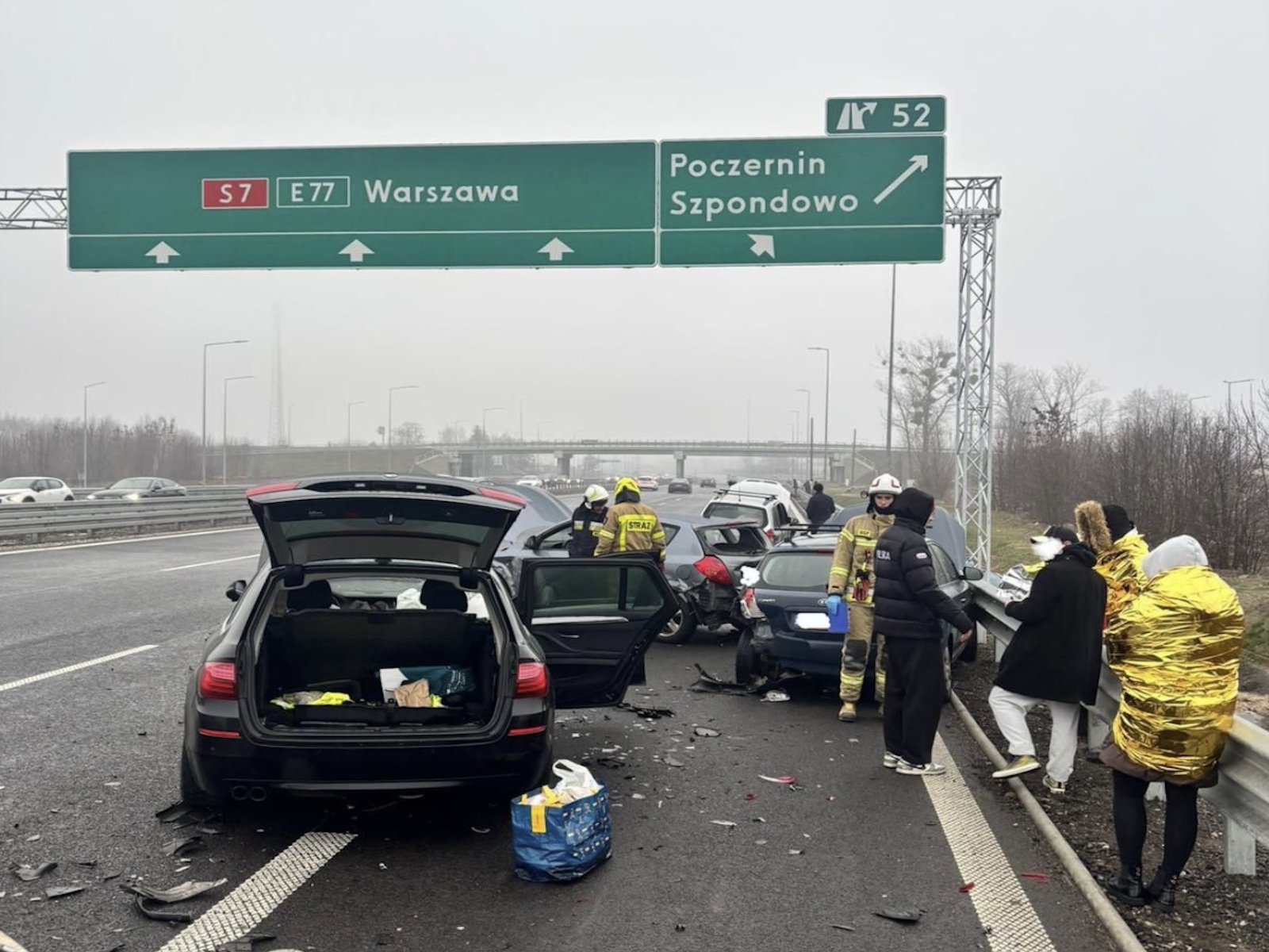 Uważaj, jeżeli jedziesz tą trasą. Groźny wypadek pod Warszawą