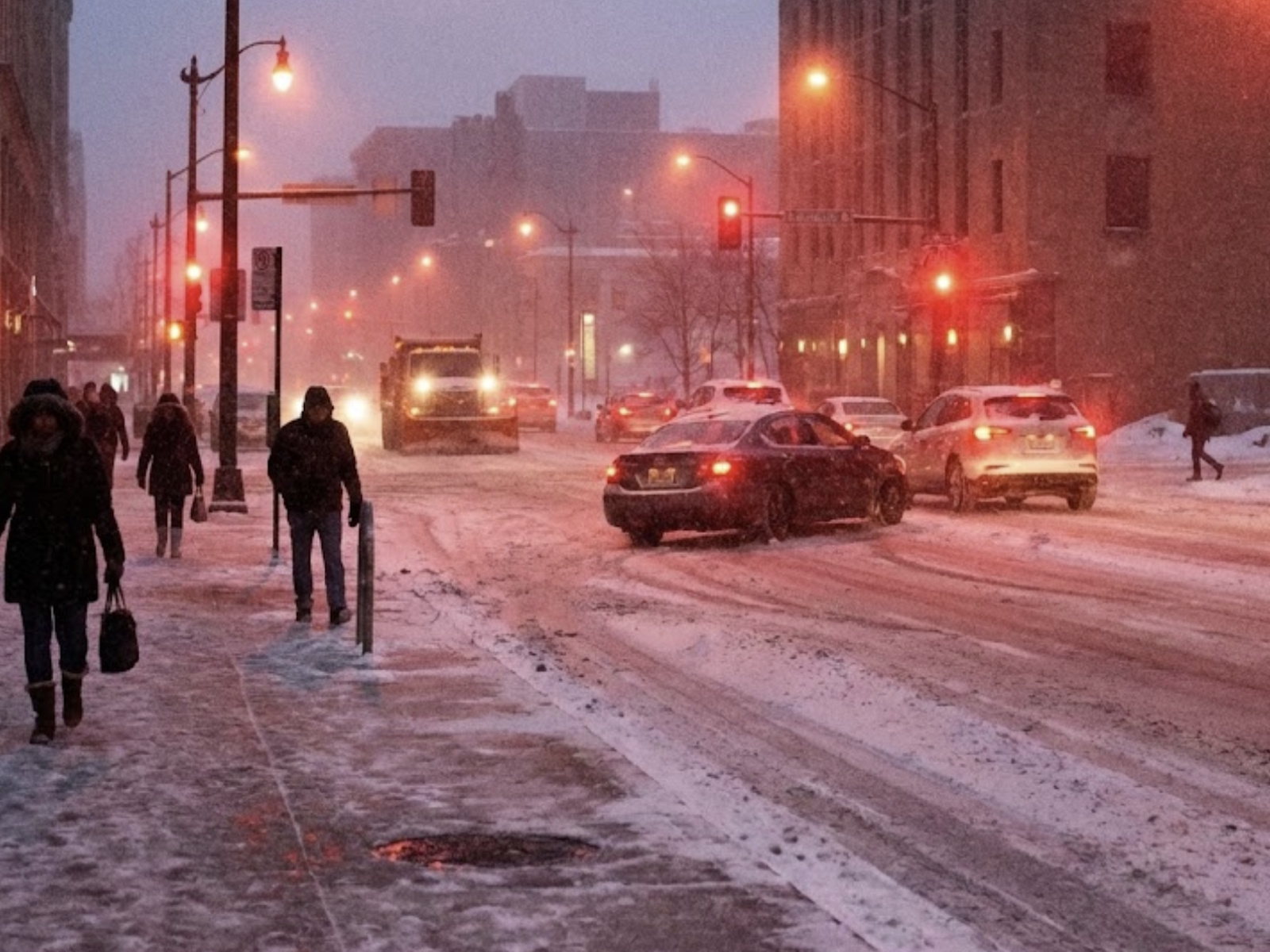 Jak co roku zima zaskoczyła drogowców. Samochody tańczą na ulicach, piesi ślizgają się na chodnikach
