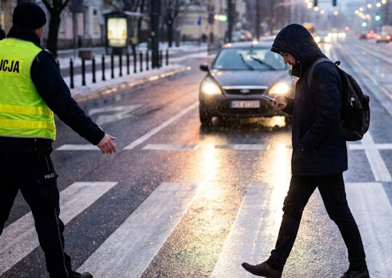 Na pasach masz pierwszeństwo, ale mandat 300 zł też masz w kieszeni. Policja przestała pouczać