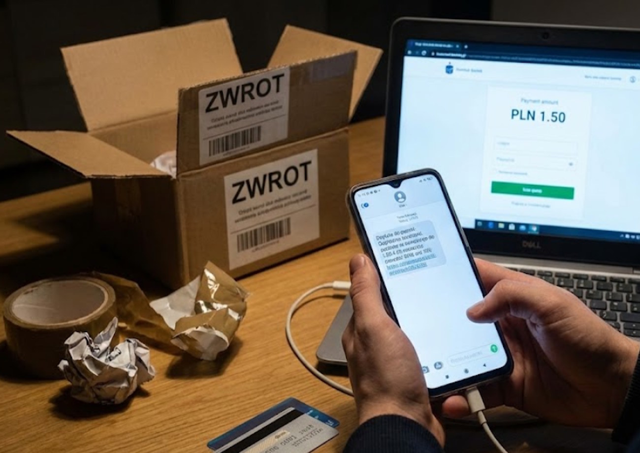 Odsyłasz nietrafiony prezent? Uważaj na jednego SMS-a. Możesz stracić oszczędności życia. Nowa fala oszustw