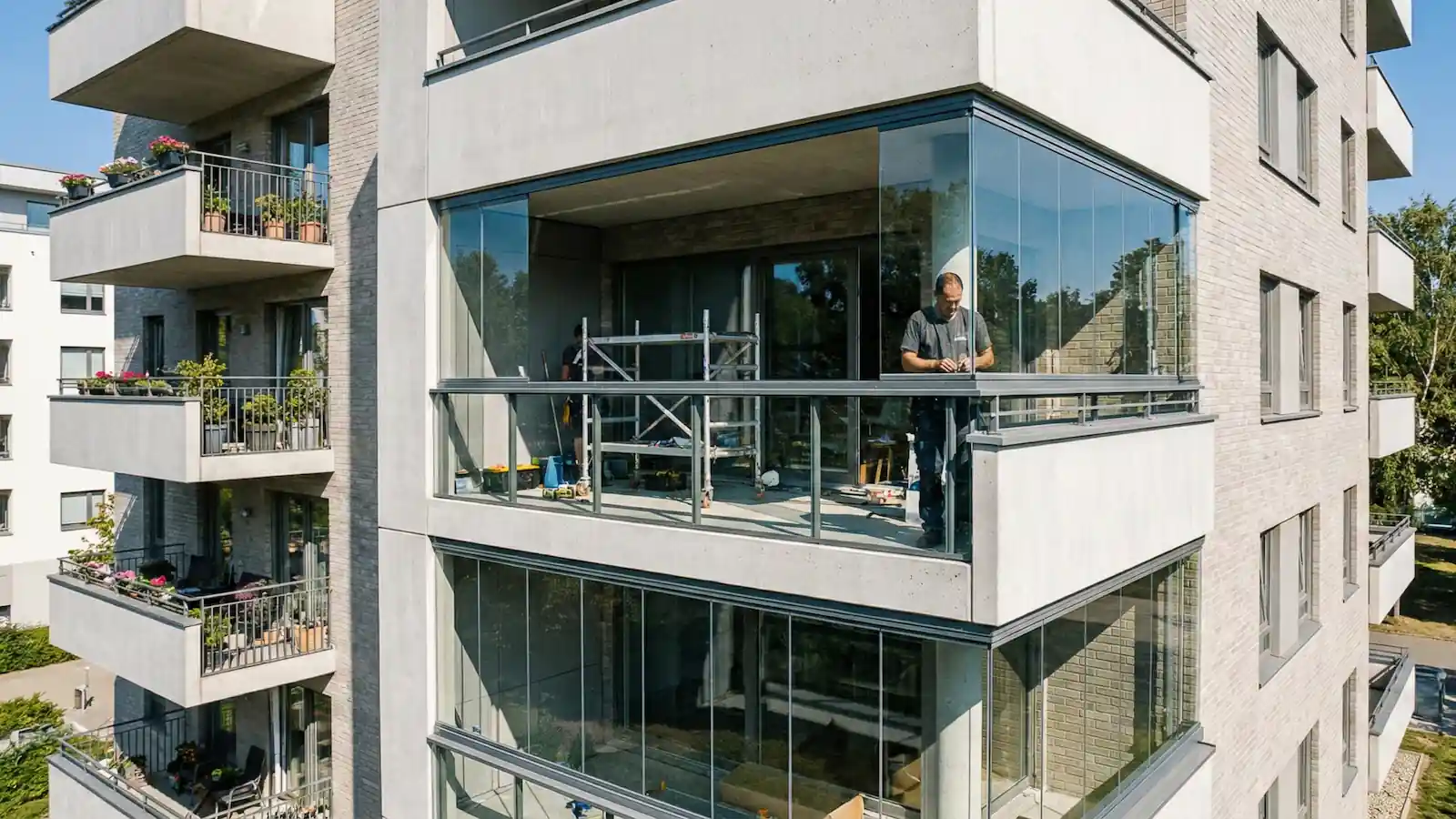 Może grozić ci rozbiórka lub wysoka kara. Spółdzielnie biorą się za balkony mieszkańców bloków