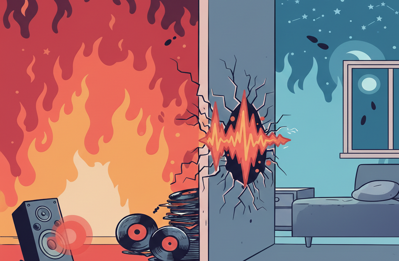 Sąsiad z piekła rodem? To należy zrobić robić gdy muzyka dudni przez ściany, a prośby nic nie dają!