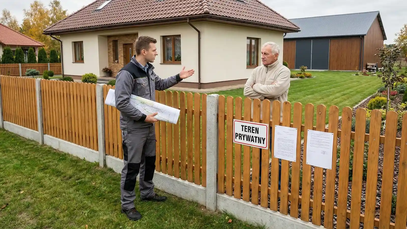 Przychodzi sąsiad i mówi: „Przejmuje Twoją ziemię!”. Ma rację i musisz mu oddać. Za darmo. Prawo jest bezlitosne