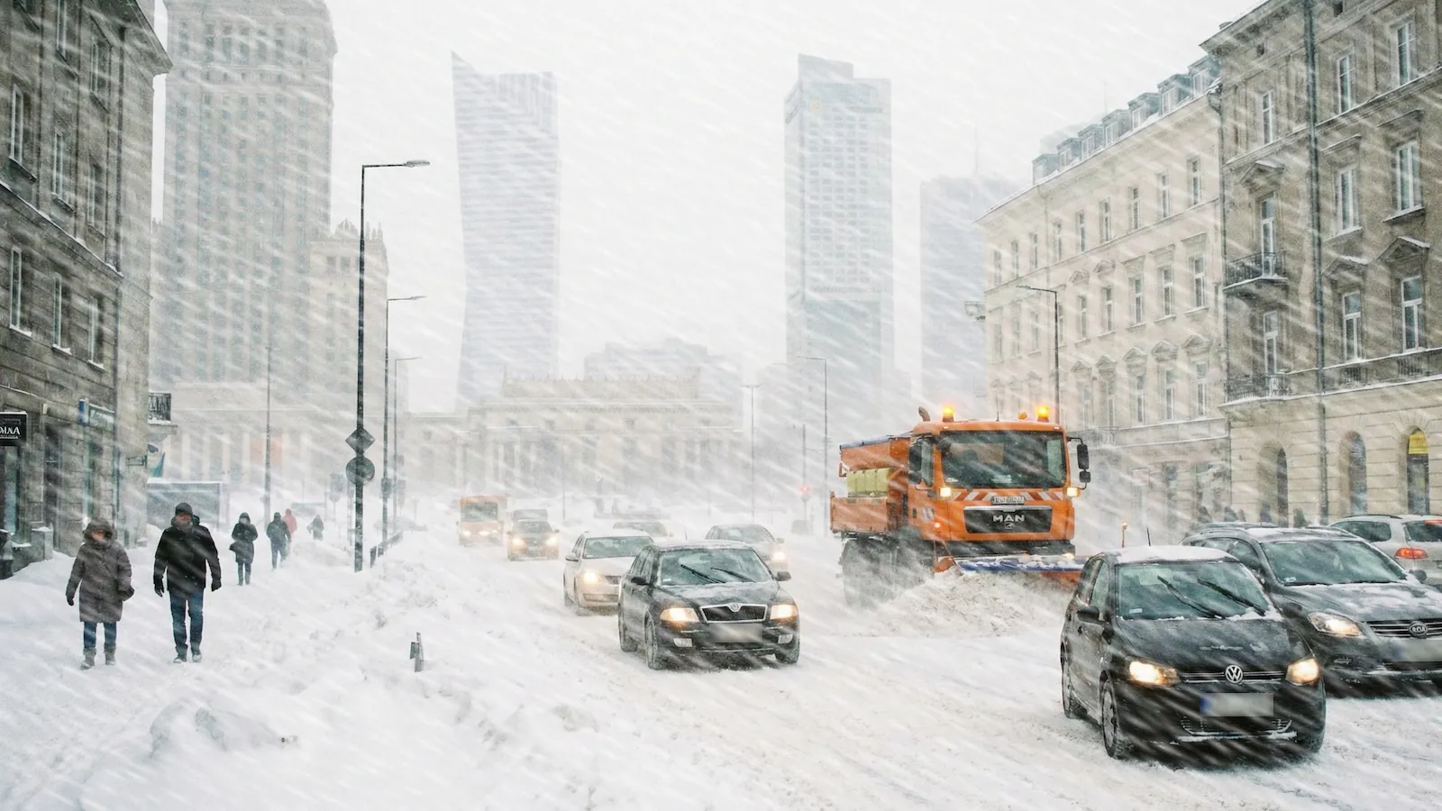 Nadciąga siarczysty mróz i fala śnieżyc. IMGW ostrzega przed 35 cm śniegu