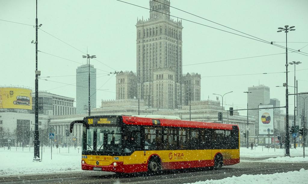 Bezpłatne autobusy i ciepła herbata. Warszawa reaguje na silne mrozy