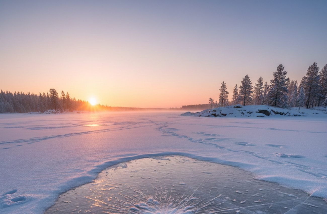 Najgłębsze jezioro zamarzło pierwszy raz od kilkunastu lat! To symbol powrotu prawdziwej zimy