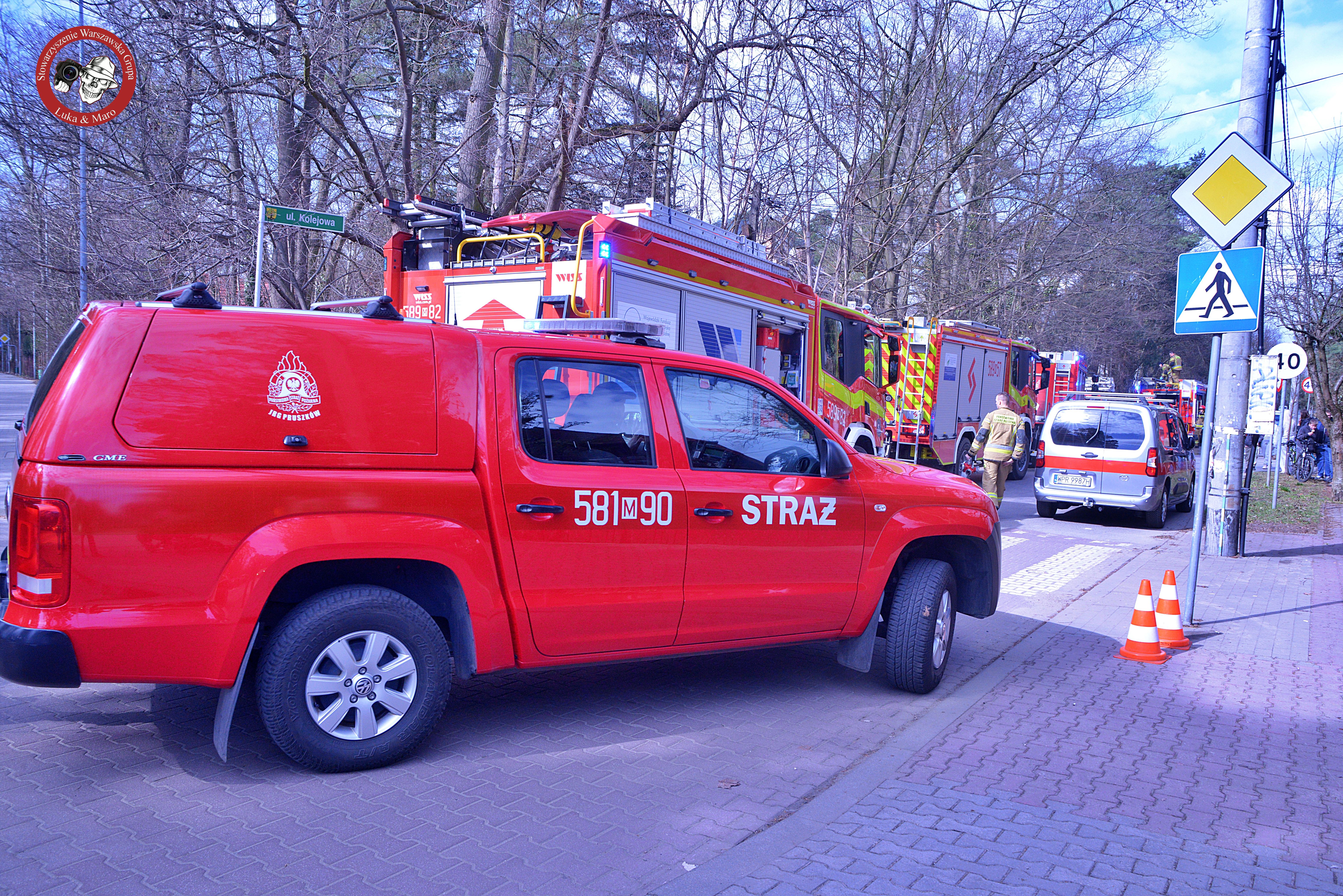 Pożar domu na Mazowszu zakończył się tragedią. Pod gruzami znaleziono ludzkie szczątki