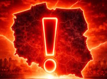 Ostrzeżenie dla Polski. Obraz generowany automatycznie (Gemini).