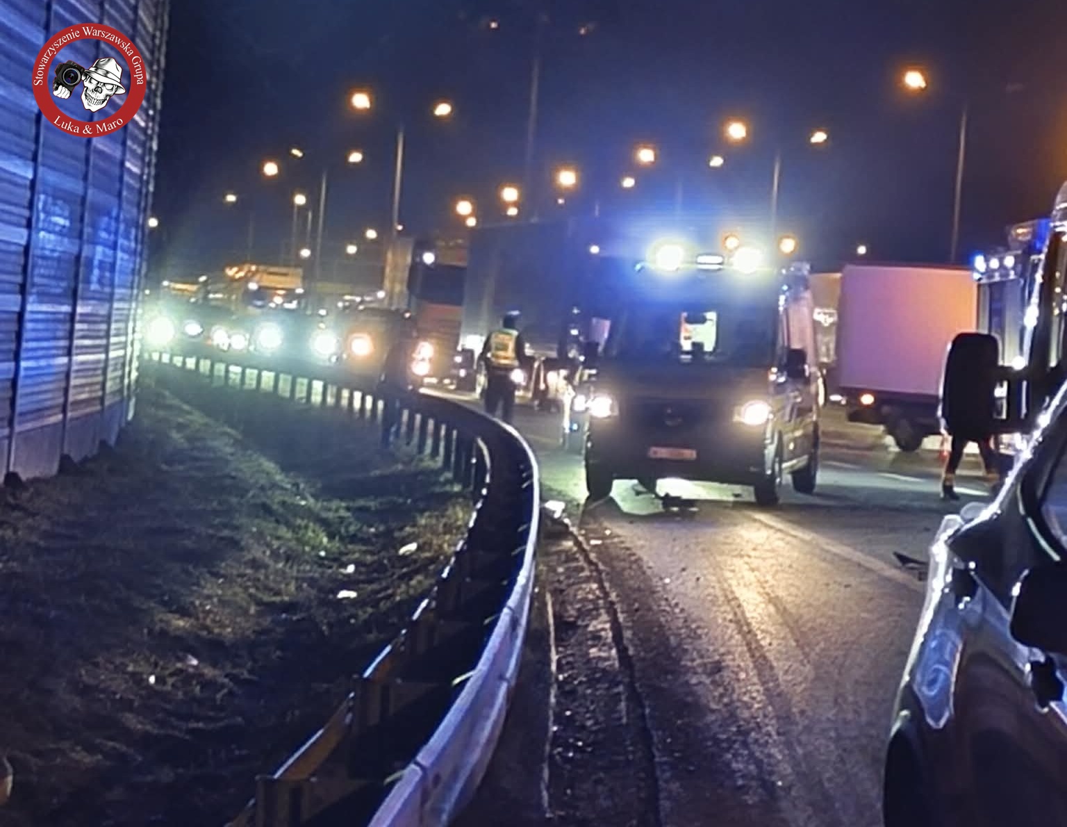 Trasa S8 zablokowana. Skuter uderzył w dzika