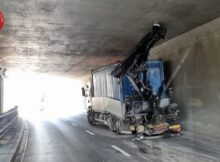 Ciężarówna Tunel Wypadek Fot. Warszawska Grupa Luka&Maro