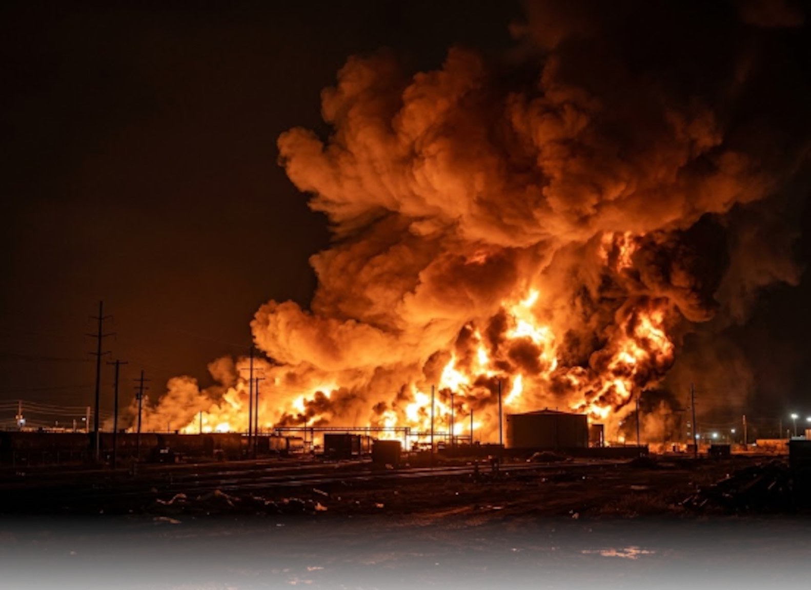 Z ostatniej chwili. Gigantyczny pożar na Mazowszu. Ogień widać z kilku kilometrów